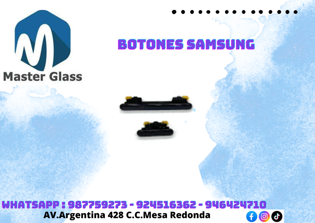 Boton de volumen y encendido para Samsung A33