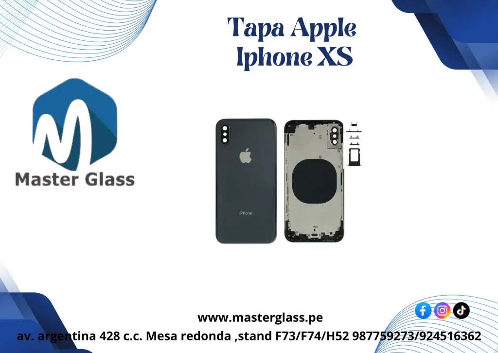 Tapa con base Iphone XS