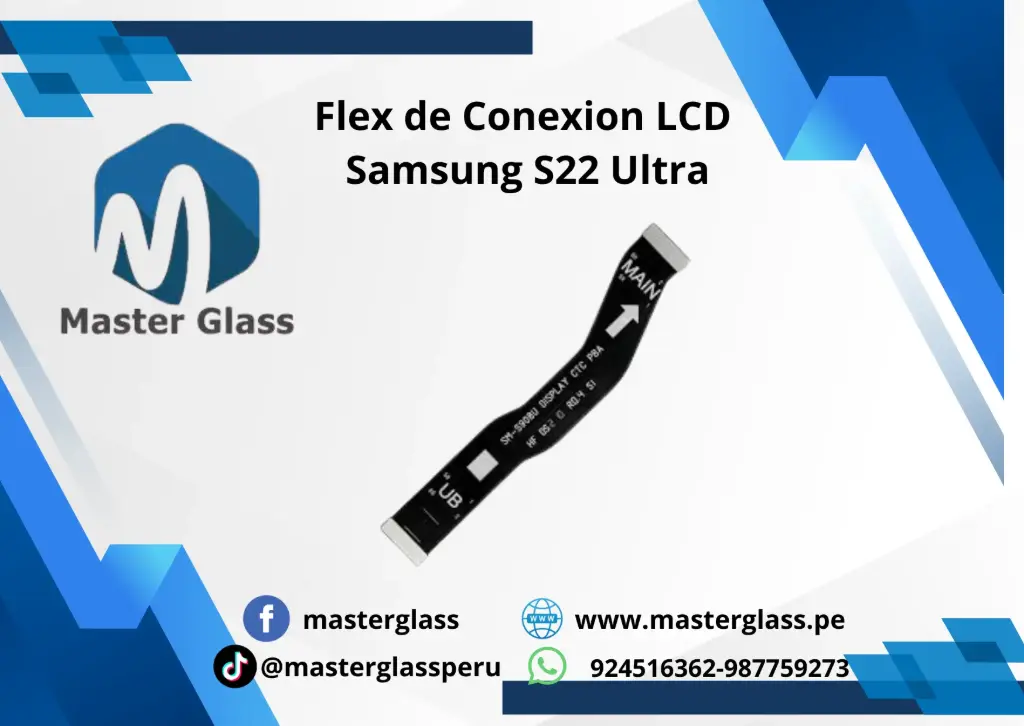 Flex de Conexion LCD Samsung S22 Ultra 5g (ST)