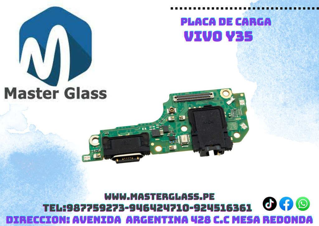 Placa de carga Vivo Y35 4g