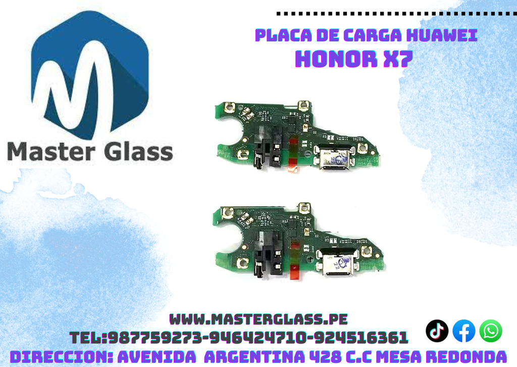 Placa de carga Huawei Honor X7 (Original)