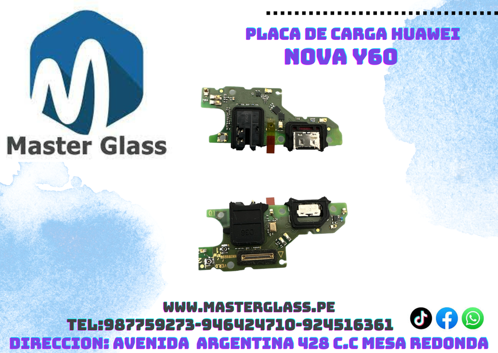 Placa de carga Huawei Nova Y60