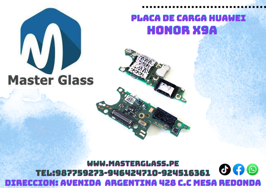 Placa de carga Huawei Honor X9A orig
