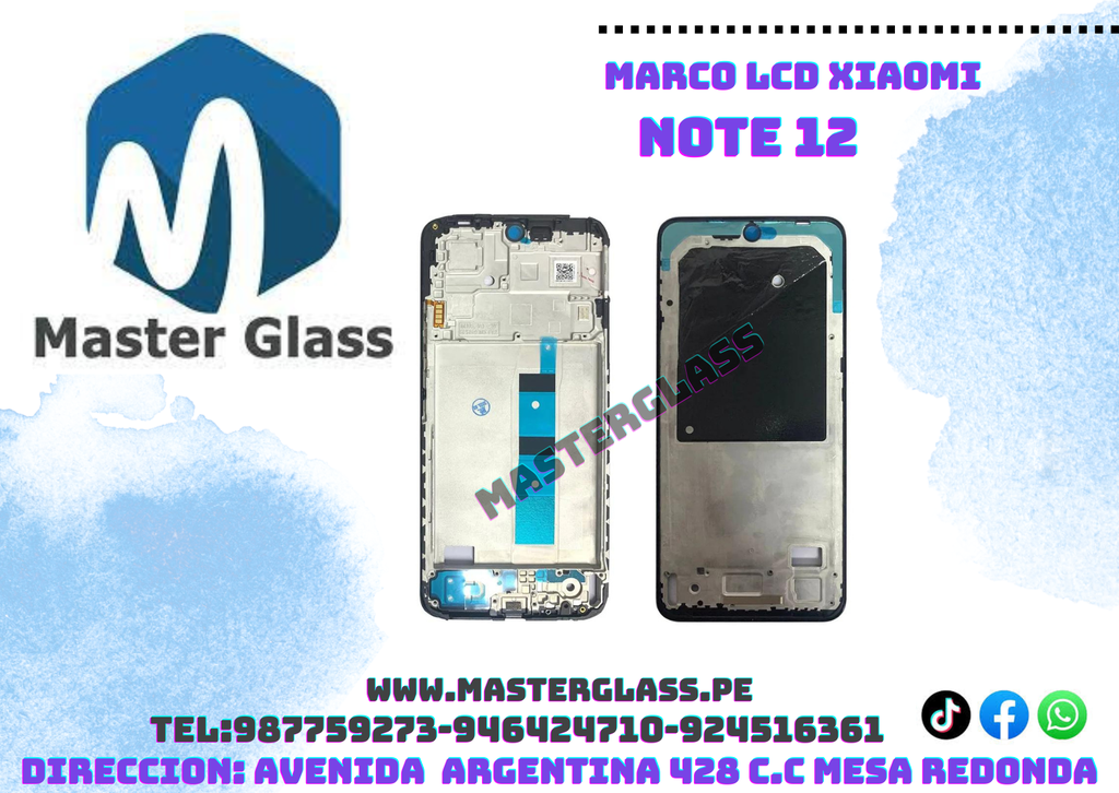 Base Frame LCD Xiaomi Note 12