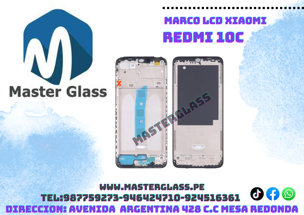 Base Frame LCD Xiaomi Redmi 10C