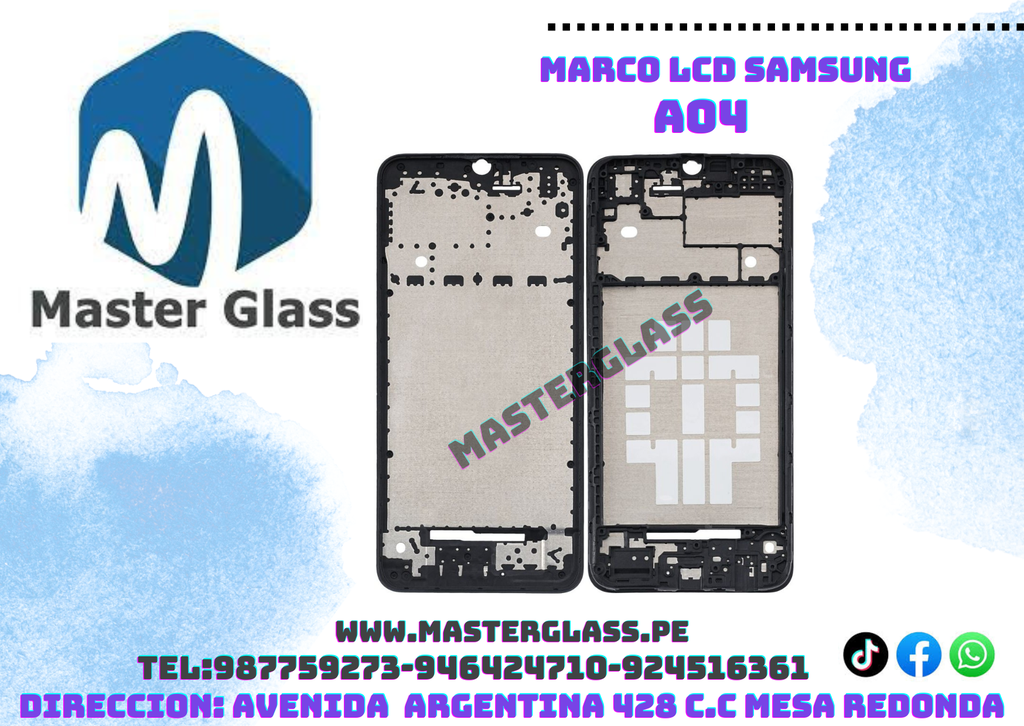 Base Frame LCD Samsung A04
