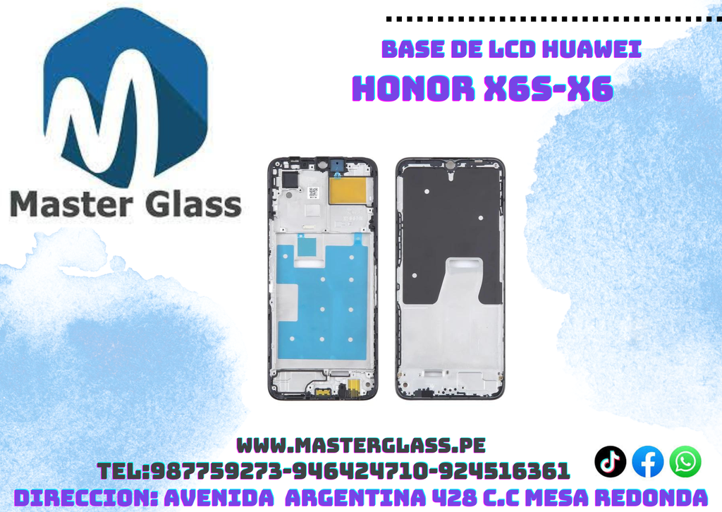 Base Frame LCD Huawei Honor X6S / X6
