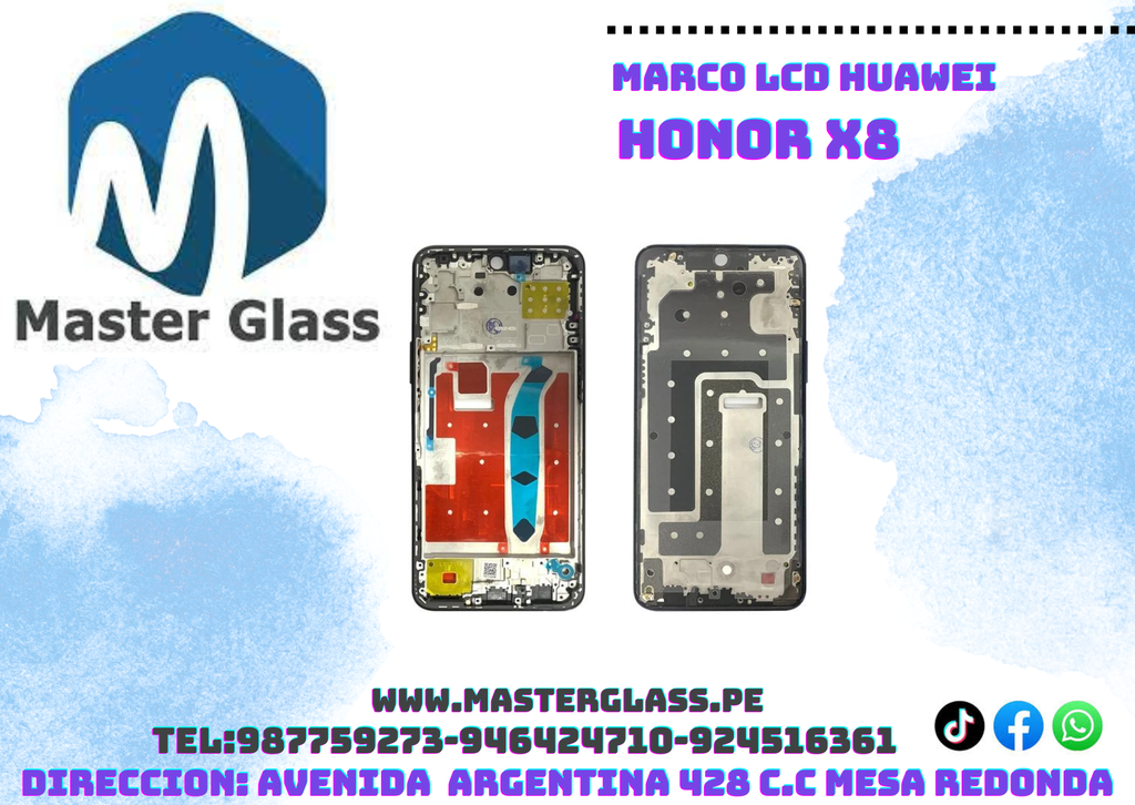 Base Frame LCD Huawei Honor X8