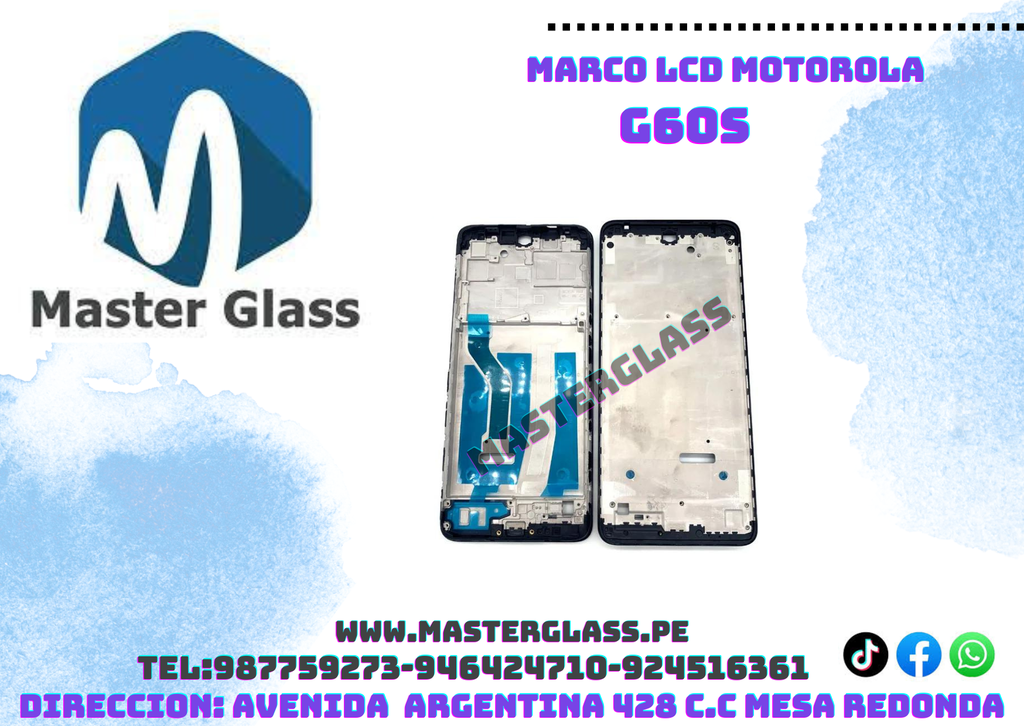 Base Frame LCD Motorola G60S