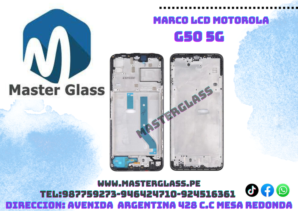 Base Frame LCD Motorola G50 5G