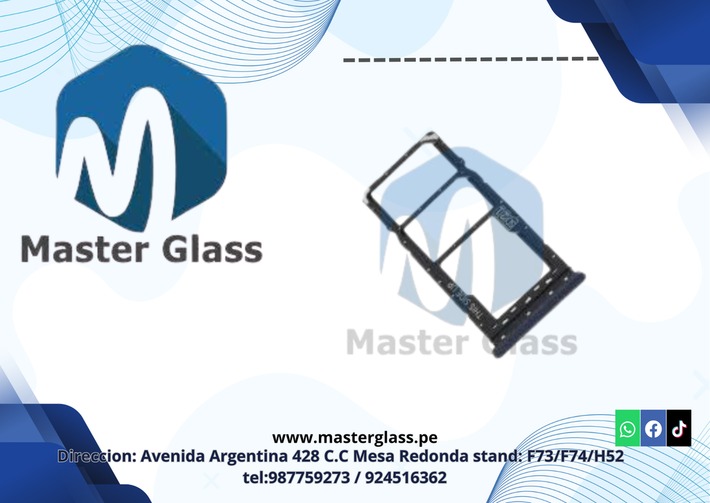 Bandeja de Sim para Motorola E22 (Negro)