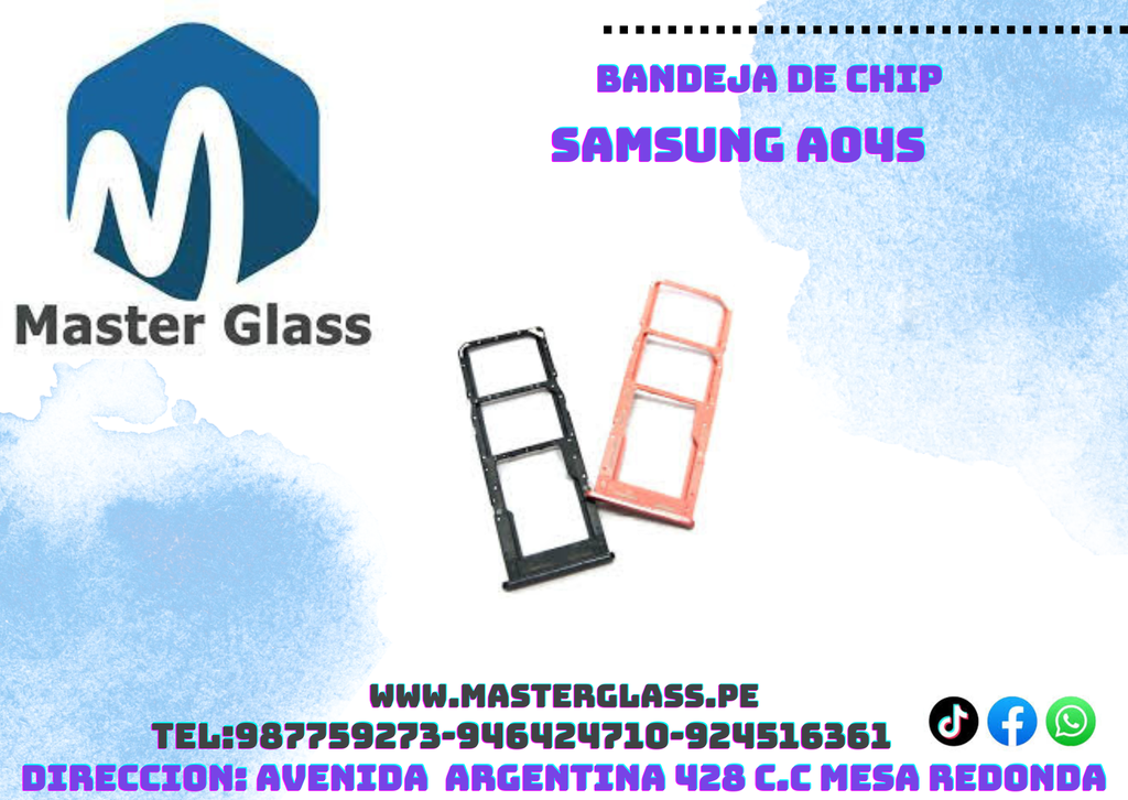 Bandeja de sim Samsung A04S