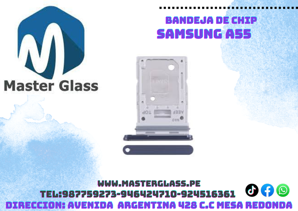 Bandeja de Sim Samsung A55