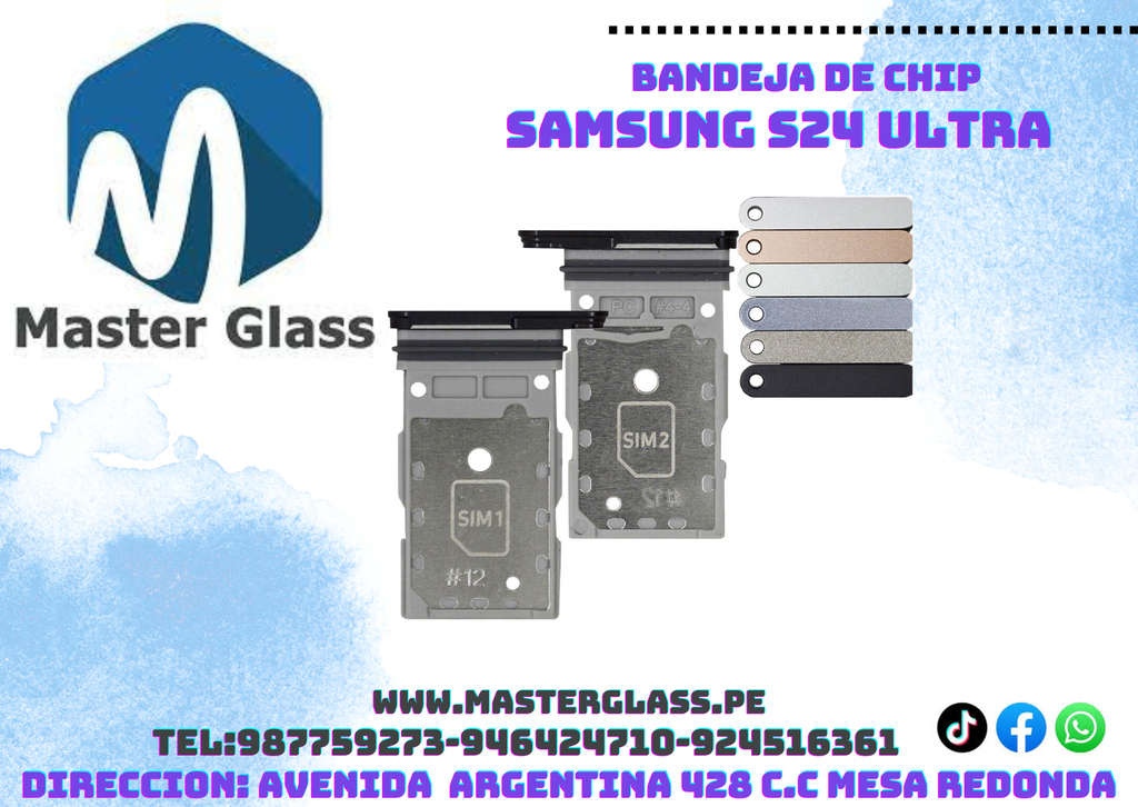 Bandeja de Sim Samsung S24 Ultra