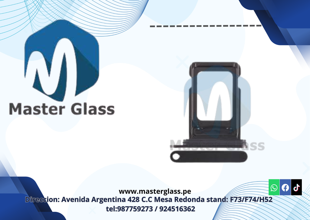 Bandeja de Sim para Apple Iphone 15 Pro