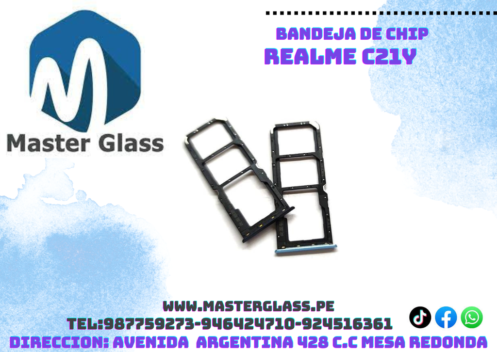 Bandeja de Sim Realme C21Y