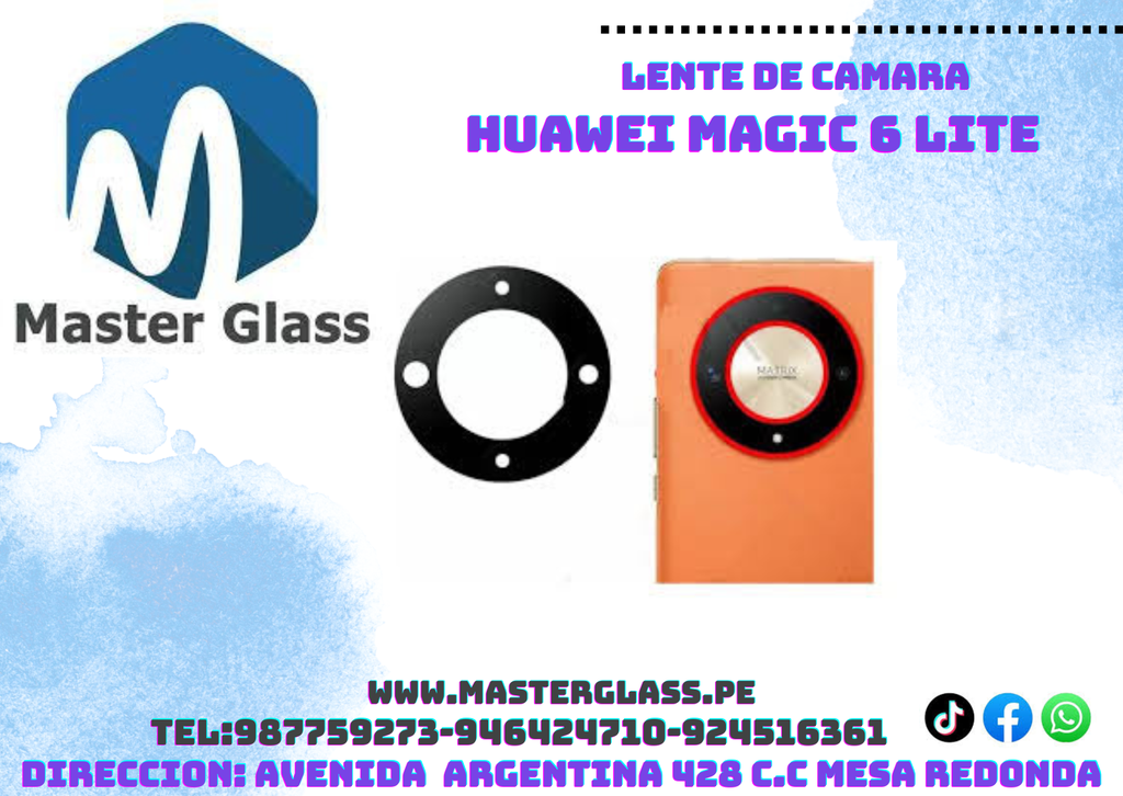 Lente de Camara Huawei Magic 6 Lite