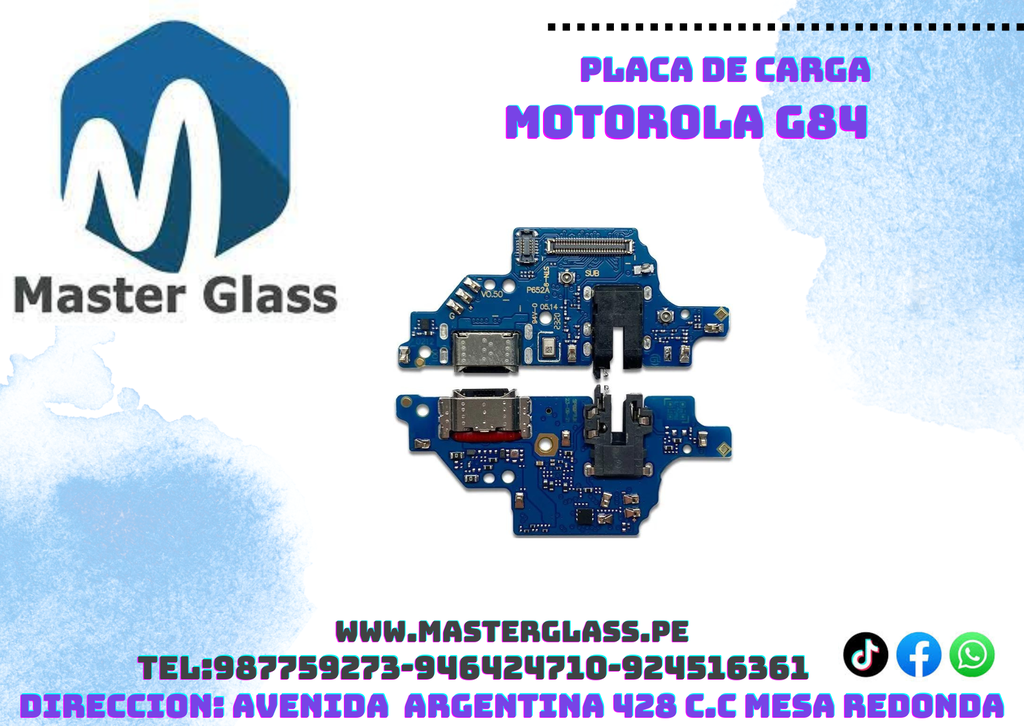 Placa de carga Motorola G84
