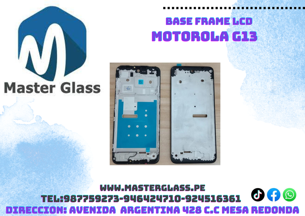 Base Frame LCD Motorola G13