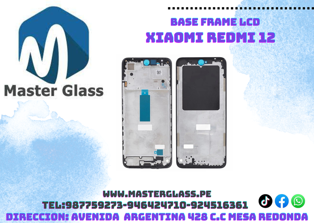 Base Frame LCD Xiaomi Redmi 12