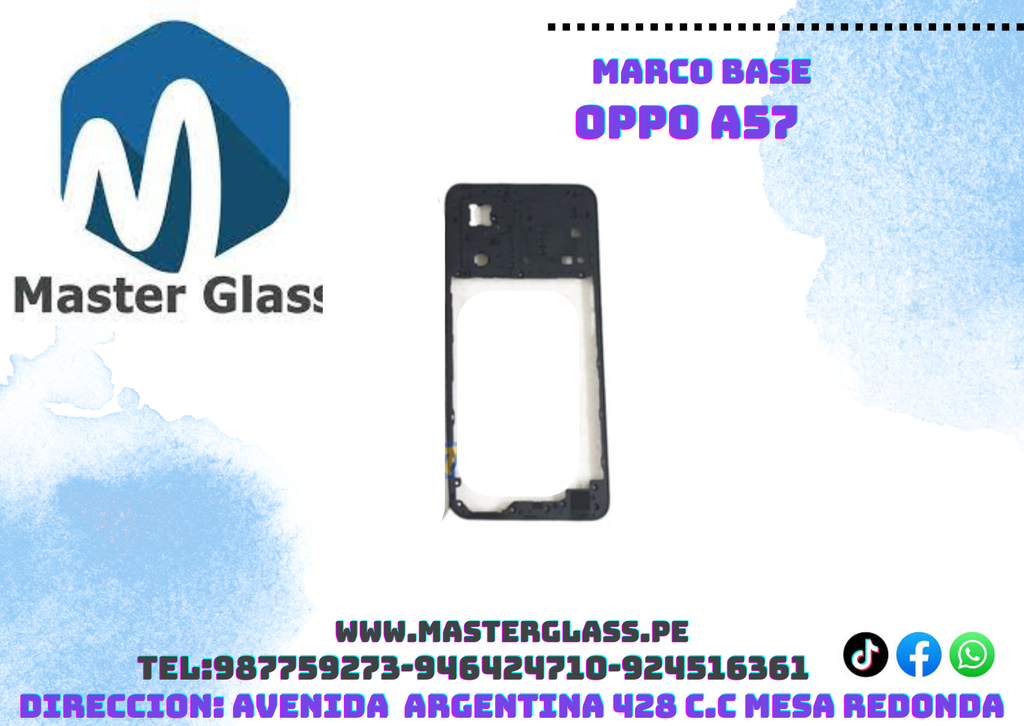 Marco Central Oppo A57 (2022)