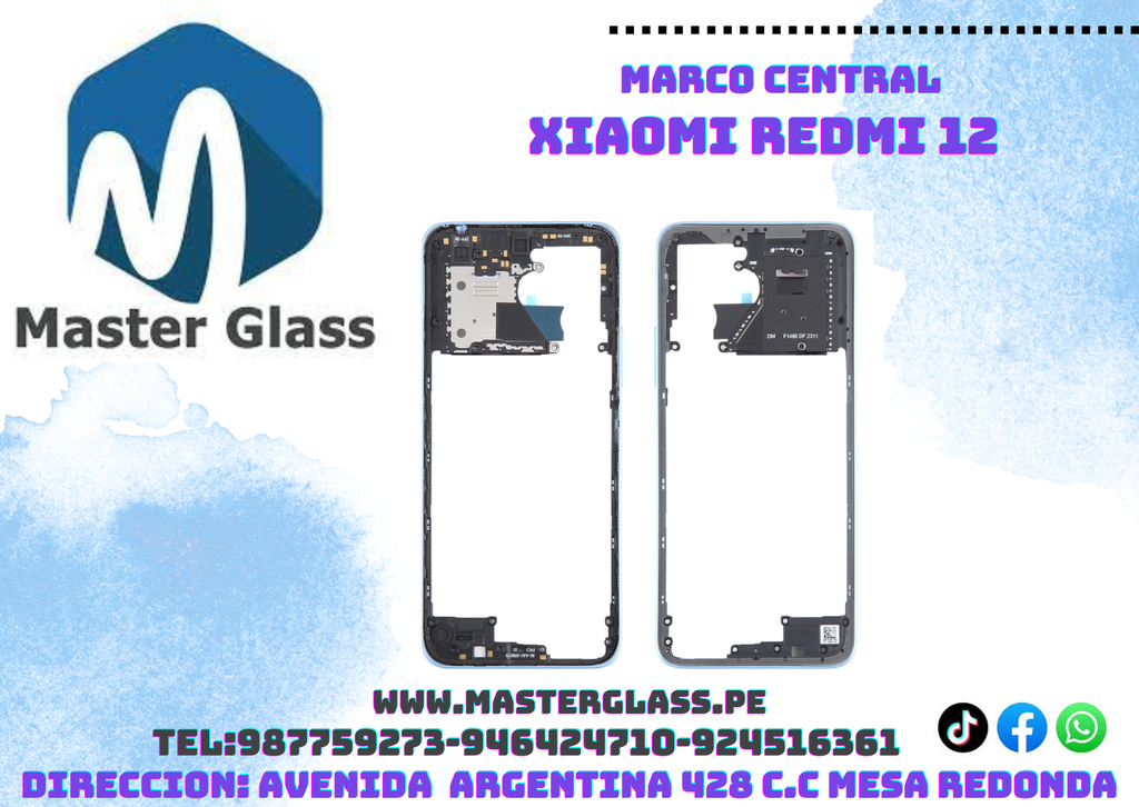 Marco Central Xiaomi Redmi 12