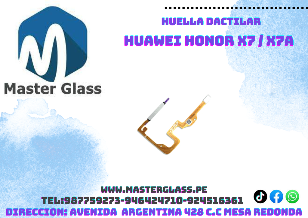 Huella Dactilar Huawei Honor X7A / X7