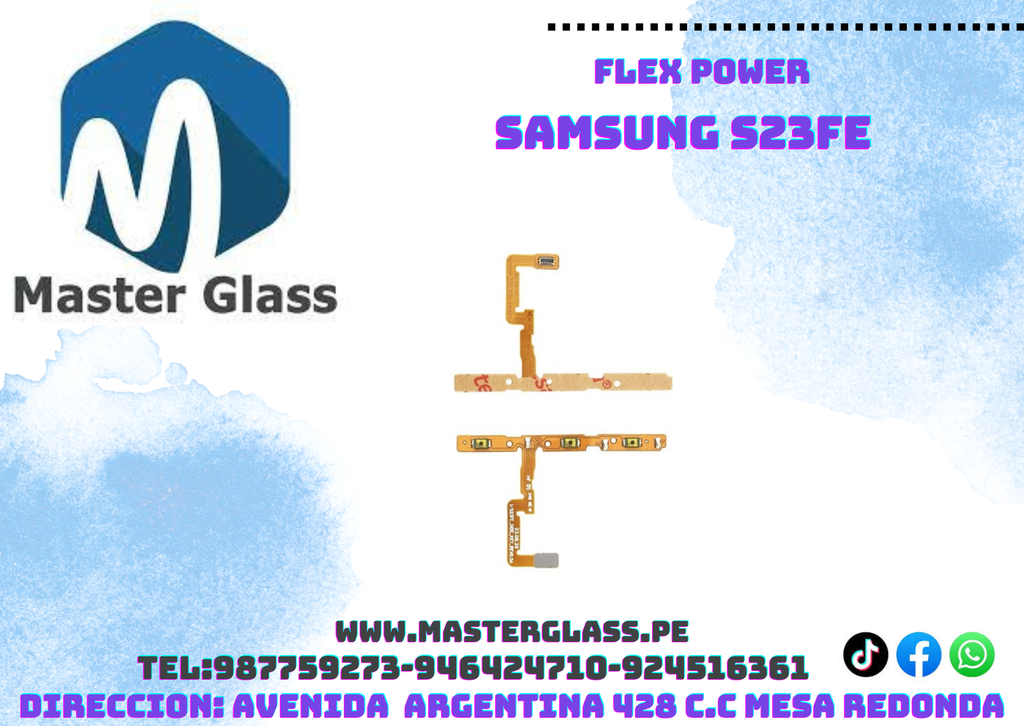 Flex de Power y volumen Samsung S23FE