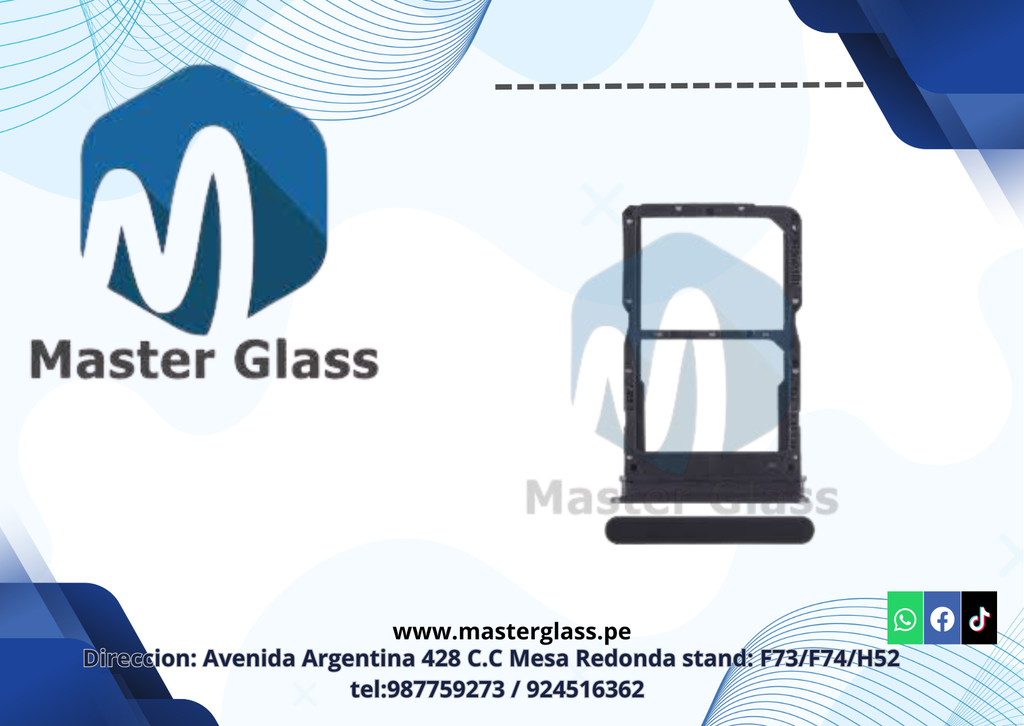 Bandeja de Sim para Huawei Honor 90 Lite / Honor 200 lite (Negro)