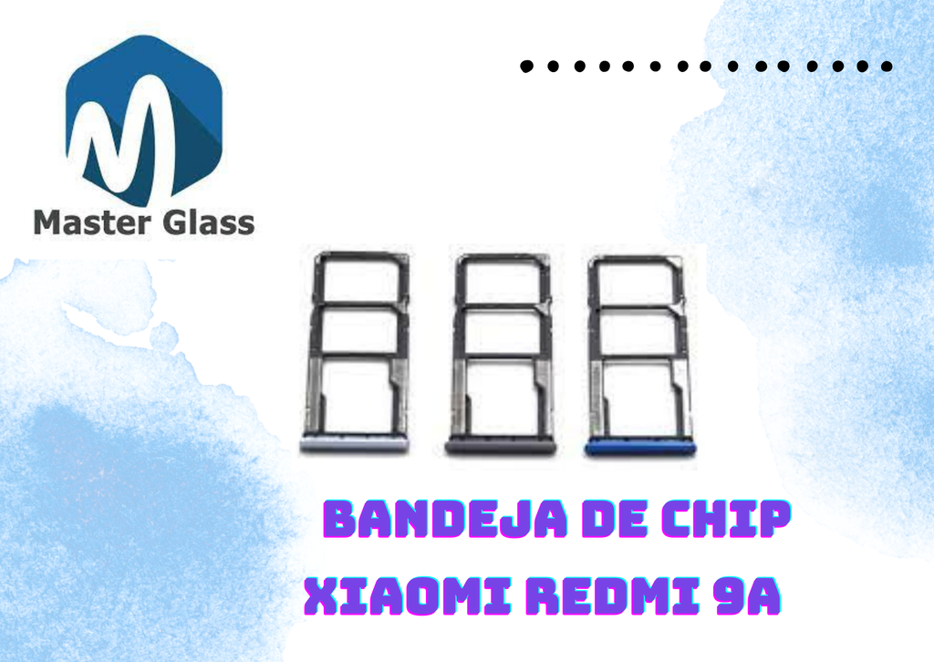 Bandeja de sim Xiaomi Redmi 9A (Negro)
