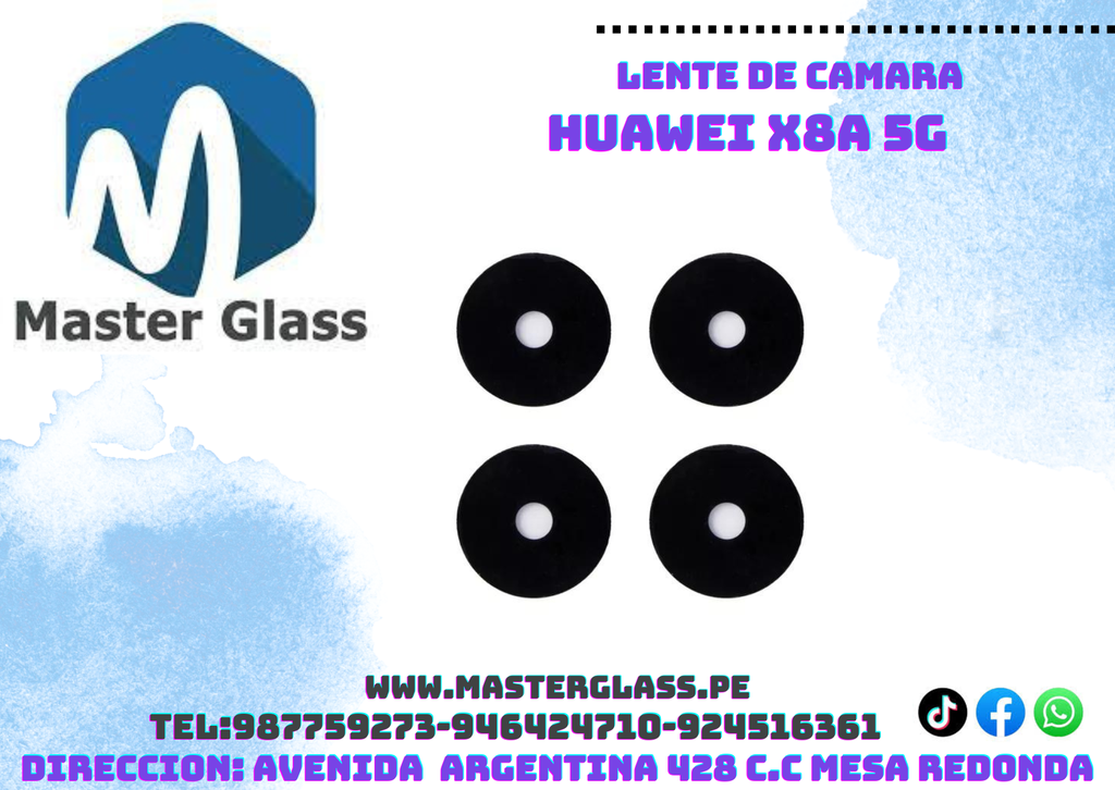 Lente de Cámara Huawei Honor X8A (X4) 5G