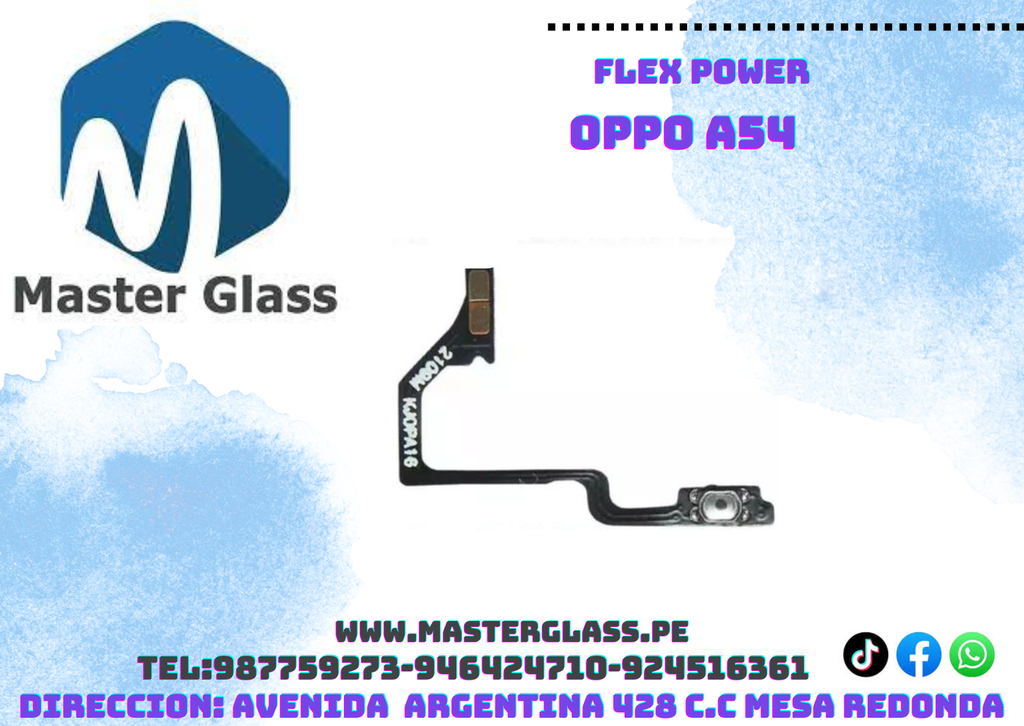 Flex de power o Volumen Oppo A54
