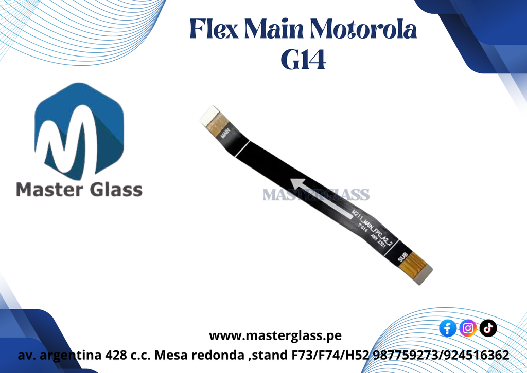 Flex de conexion Motorola G14