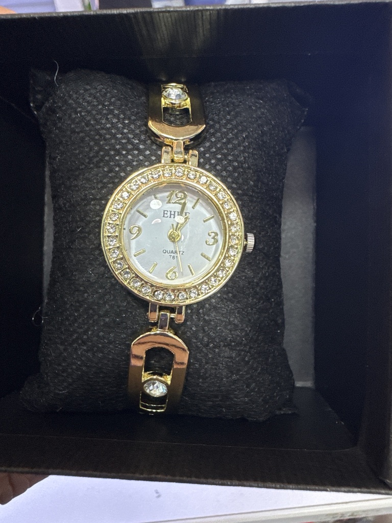 RELOJ ACERO ANTIALERGICO DORADO PARA MUJER