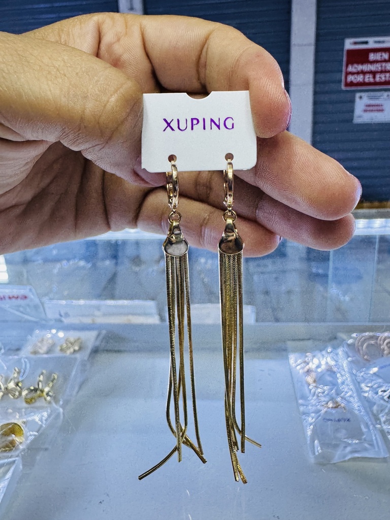 X-ARETE LARGO BAÑO EN ORO XUPING