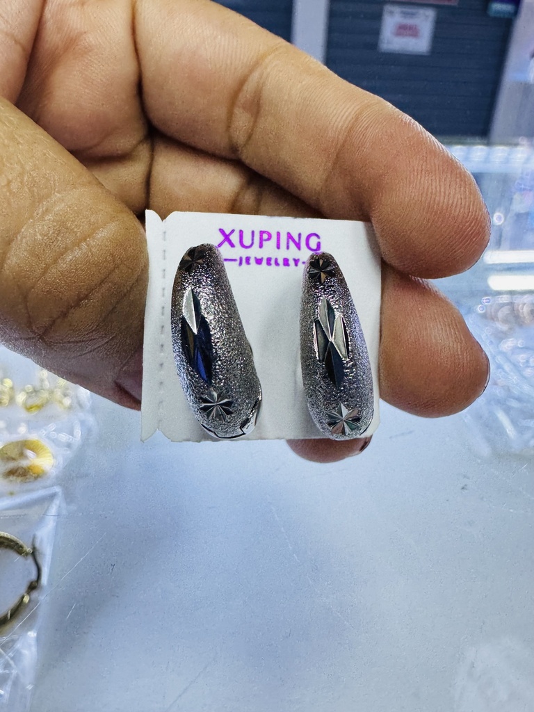 X-ARETE XUPING ARGOLLA PLATEADA BRILLANTE