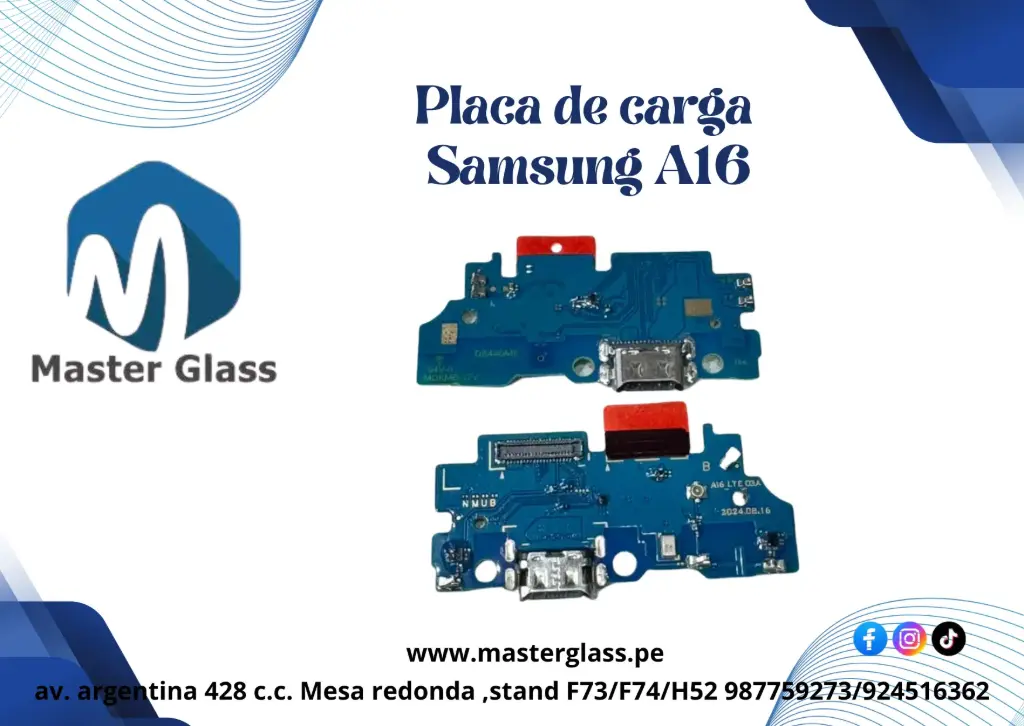 Placa de carga Samsung A16