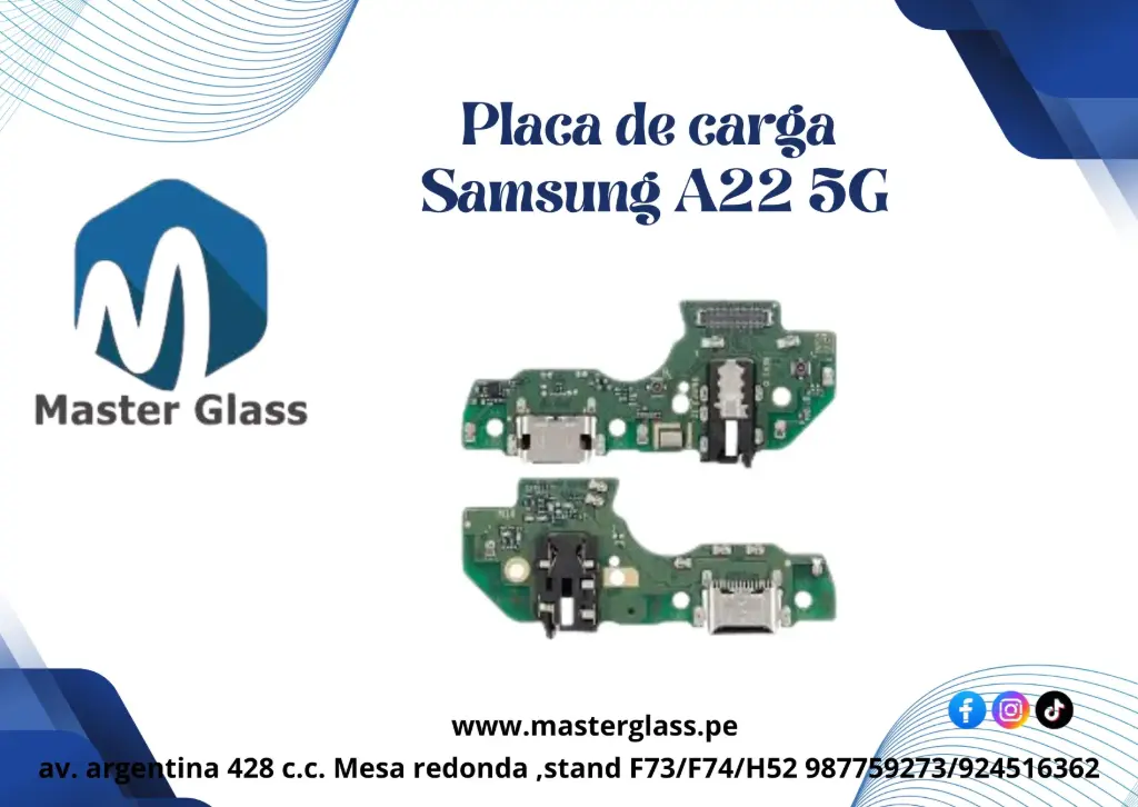 Placa de Carga Samsung A22 5G