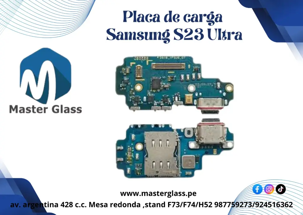 Placa de carga Samsung S23 Ultra