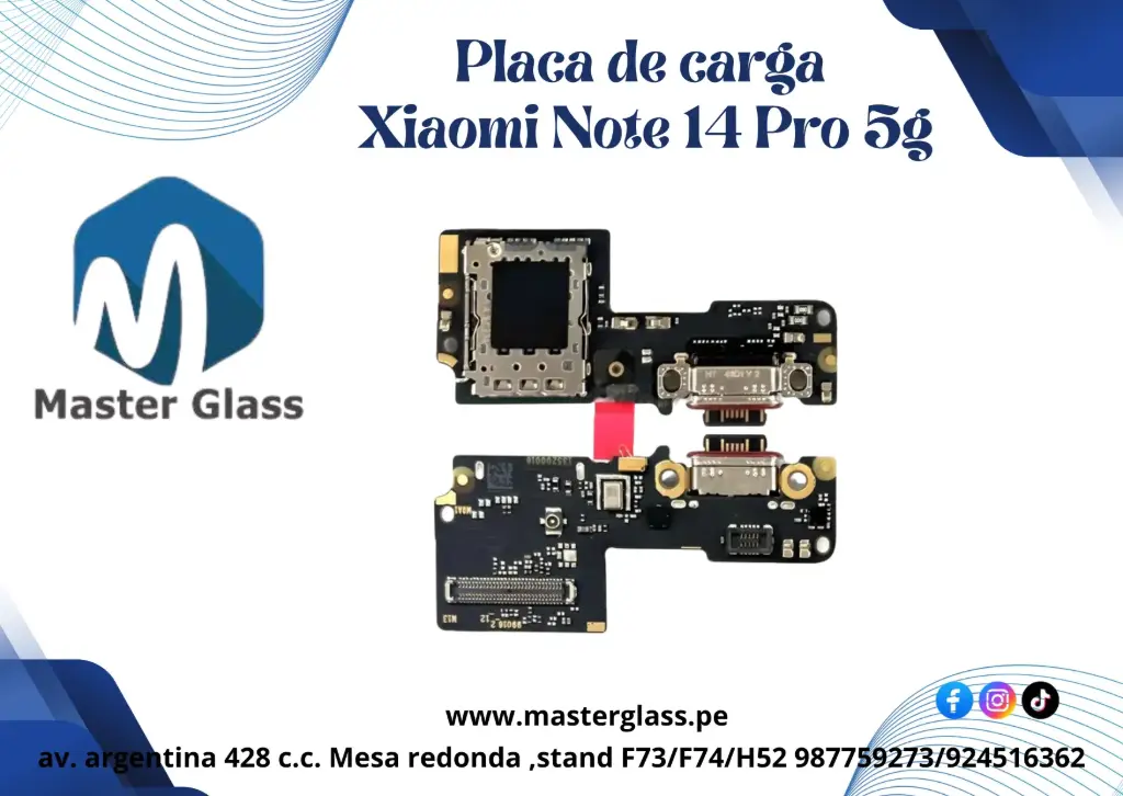 Placa de Carga Xiaomi Note 14 Pro orig