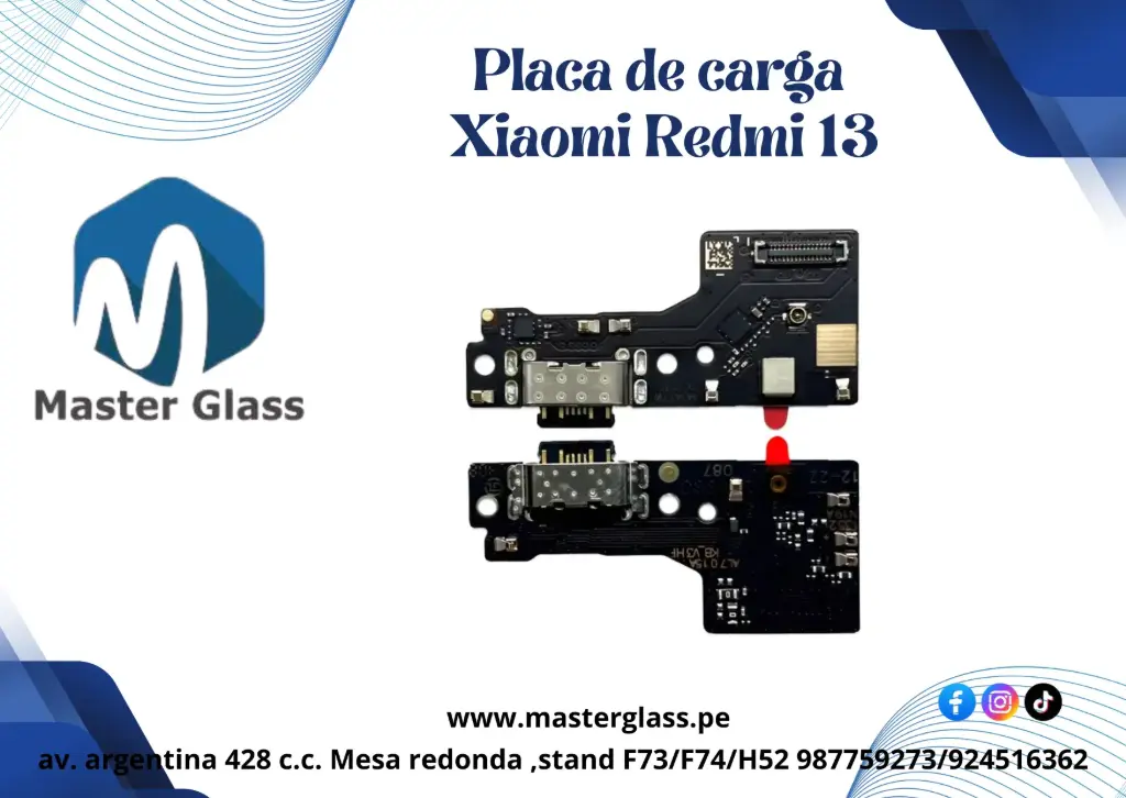 Placa de carga Xiaomi Redmi 13
