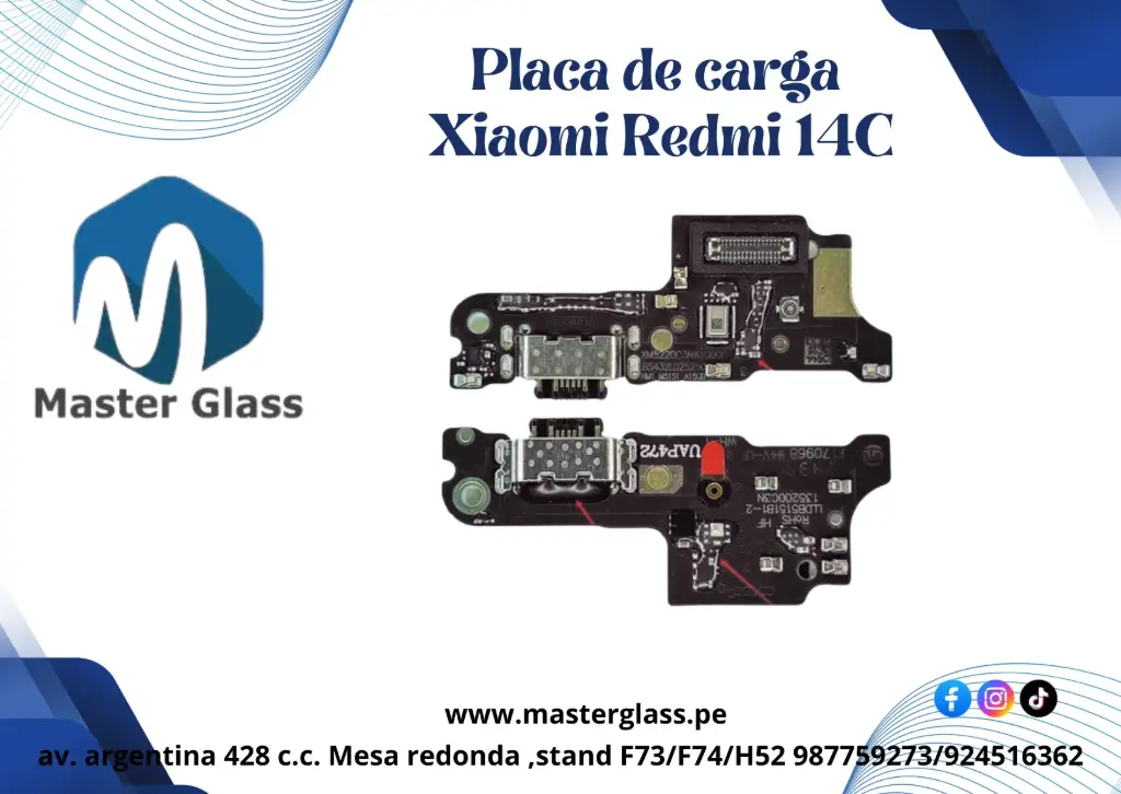 Placa de carga Xiaomi Redmi 14C original