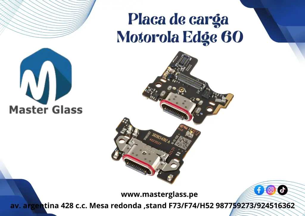 Placa de carga Motorola EDGE 60
