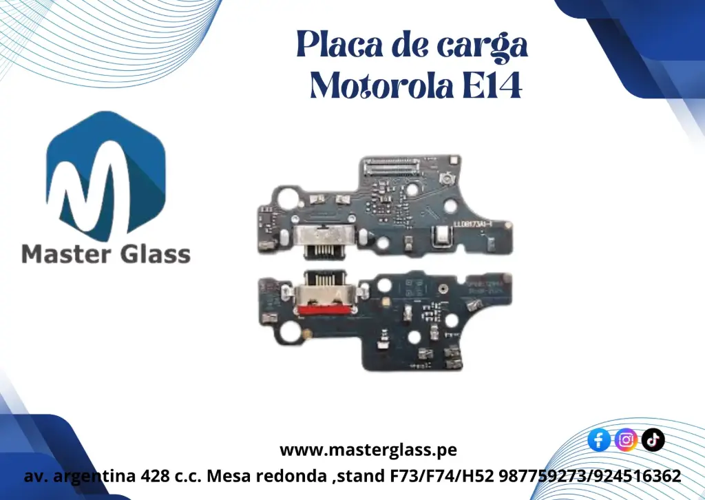 Placa de carga Motorola E14