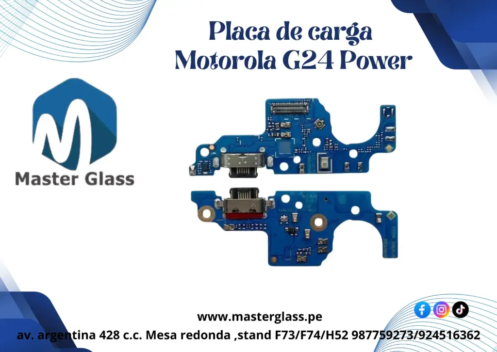 Placa de carga Motorola G24 Power