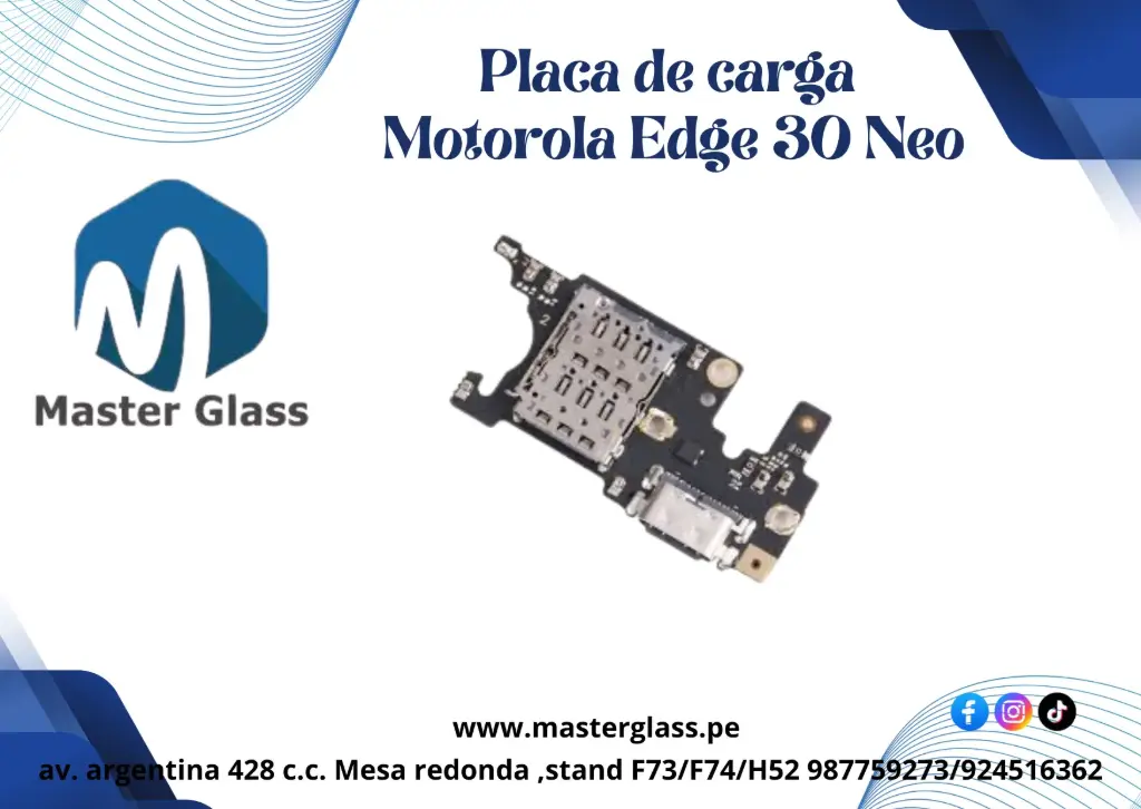 Placa de carga Motorola EDGE 30 Neo orig