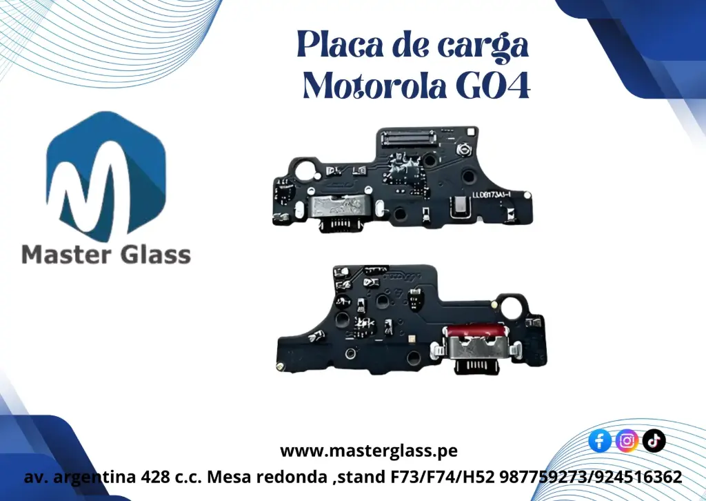 Placa de carga Motorola G04