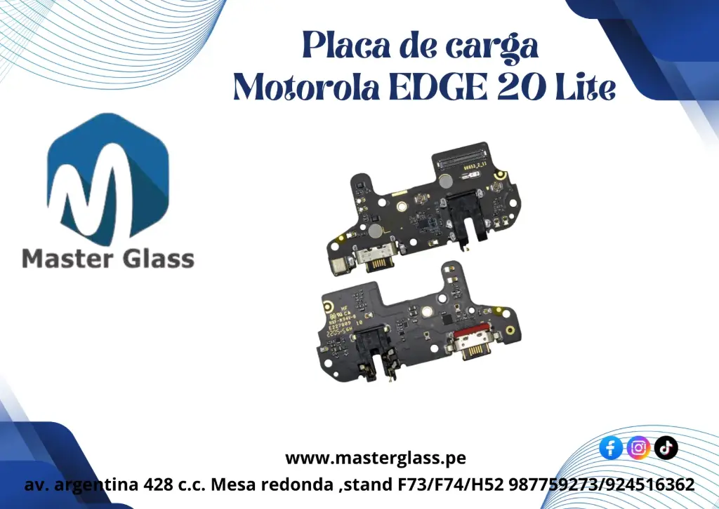 Placa de carga Motorola EDGE 20 Lite orig