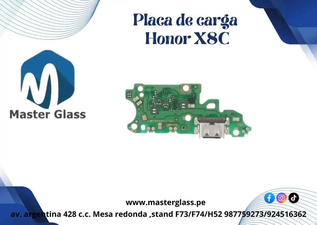 Placa de carga Huawei Honor X8C