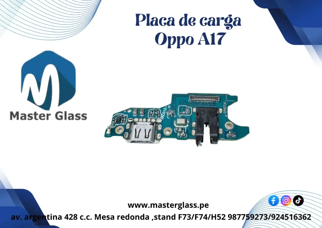 Placa de carga Oppo A17 AAA